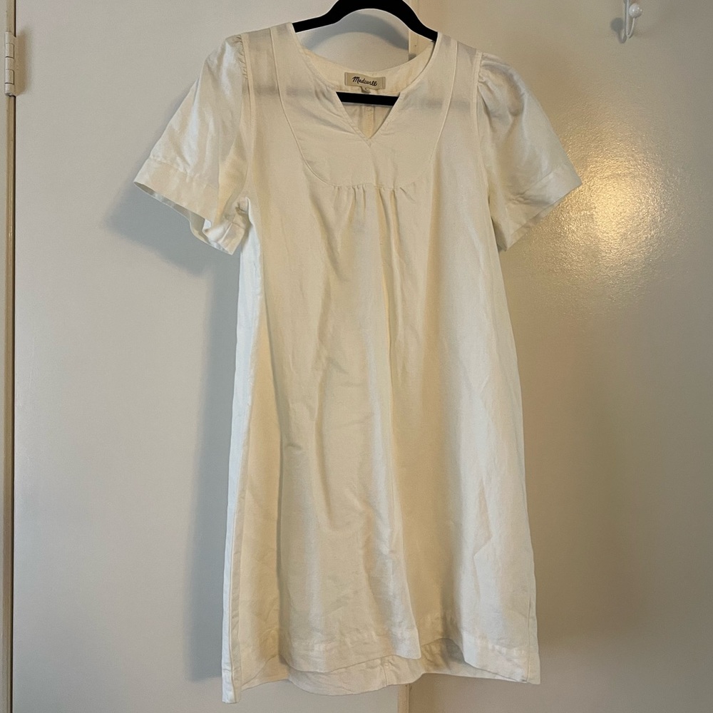 Madewell White Cotton Dress